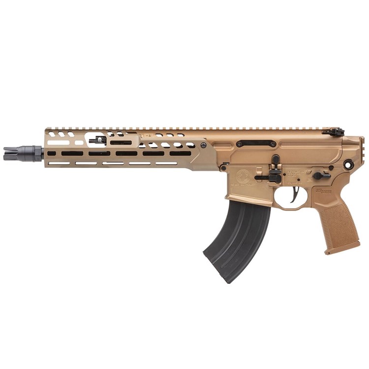 Sig Sauer MCX SPEAR-LT 7.62x39 11.5" Coyote Brown Pistol PMCX-762R-11B-LT-img-1