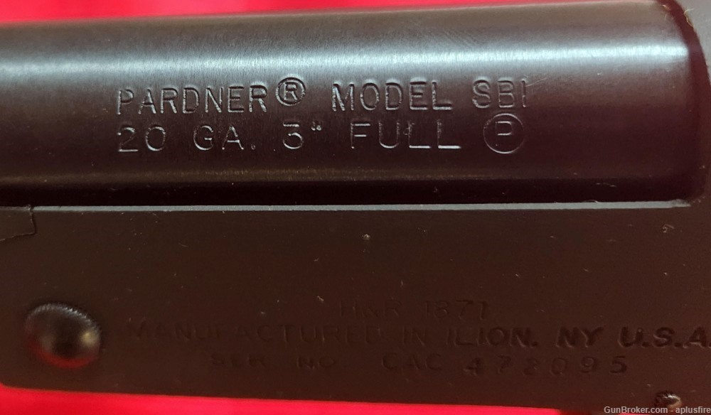 H&R Pardner SB1 20ga Single Shot 3" Chamber 26" Barrel-img-3