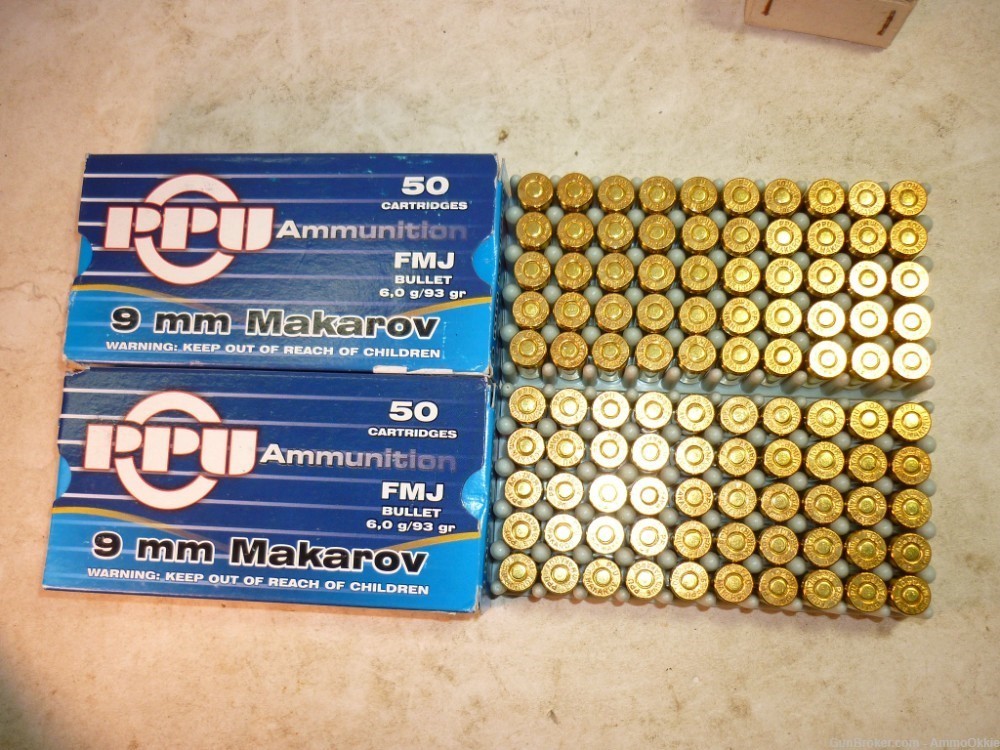 166rd - COLLECTION LOT - 9mm Makarov 9x18 - PPU Fiocchi Russian Mak Ammo-img-6