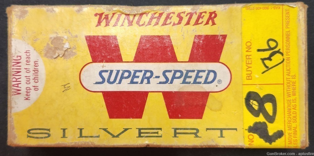 19rds Winchester Super Speed 348 Win 200gr Expanding Silvertip-img-1