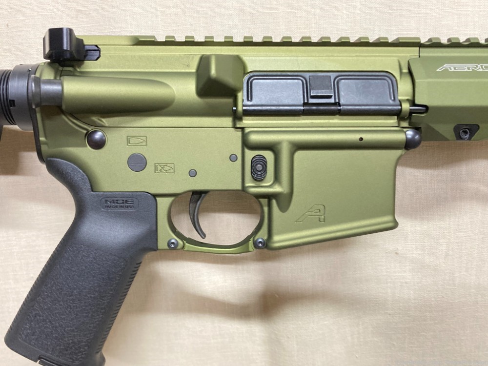 AR-15 Custom Aero Precision X15 pistol OD Green MLOK 7.5" KAK SW2 brace-img-2