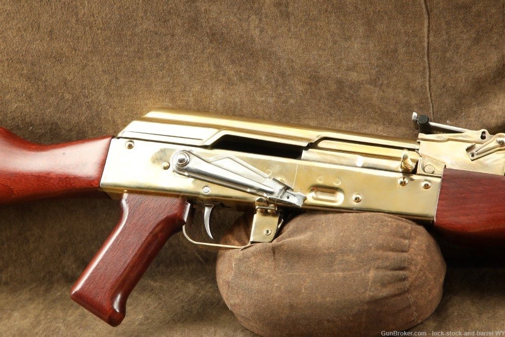 Kalashnikov USA KR103 7.62x39 Rifle AK103 AK47 AKM 24k Gold & Nickel Plated-img-4
