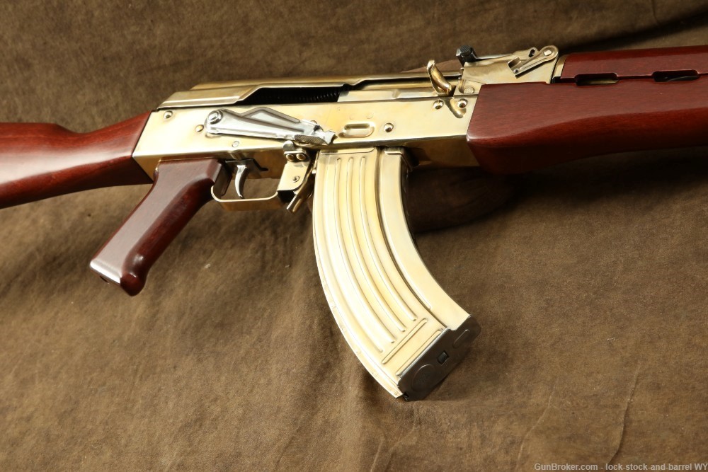 Kalashnikov USA KR103 7.62x39 Rifle AK103 AK47 AKM 24k Gold & Nickel Plated-img-33