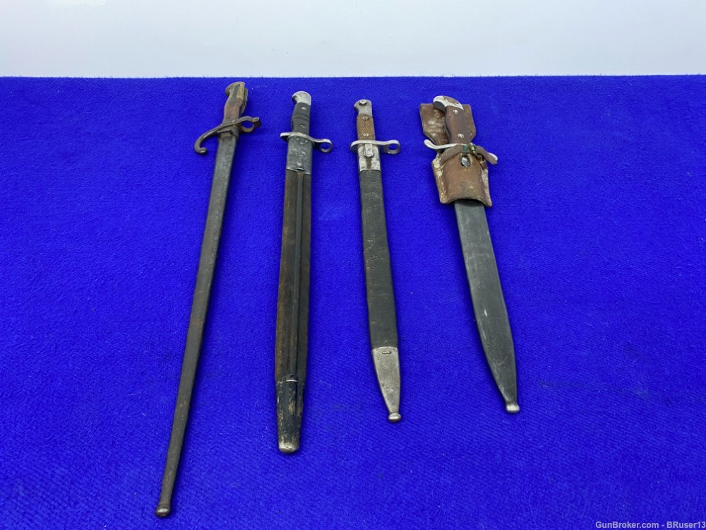 Assorted lot of 4 Bayonets & Swords *GREAT FIND/ADD TO YOUR COLLECTION!*-img-0
