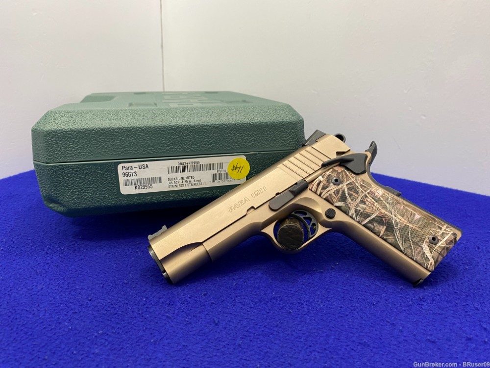 Para Ducks Unlimited 1911 .45 ACP Bronze *WITH ORIG BOX & PAPERS*Nice Piece-img-2