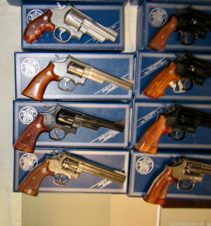 Very Rare COMPLETE Set of Twelve Revolvers by Smith & Wesson #6 of 500 MINT-img-2