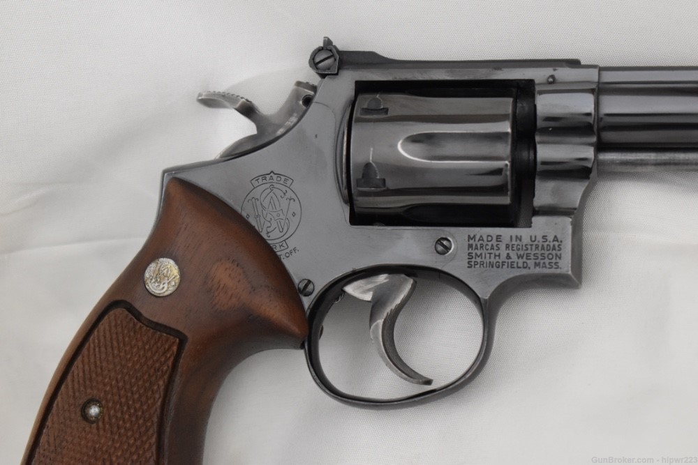 Smith & Wesson Model 14 -3 revolver .38 SPL Tgt hammer Tgt Trigger -img-8