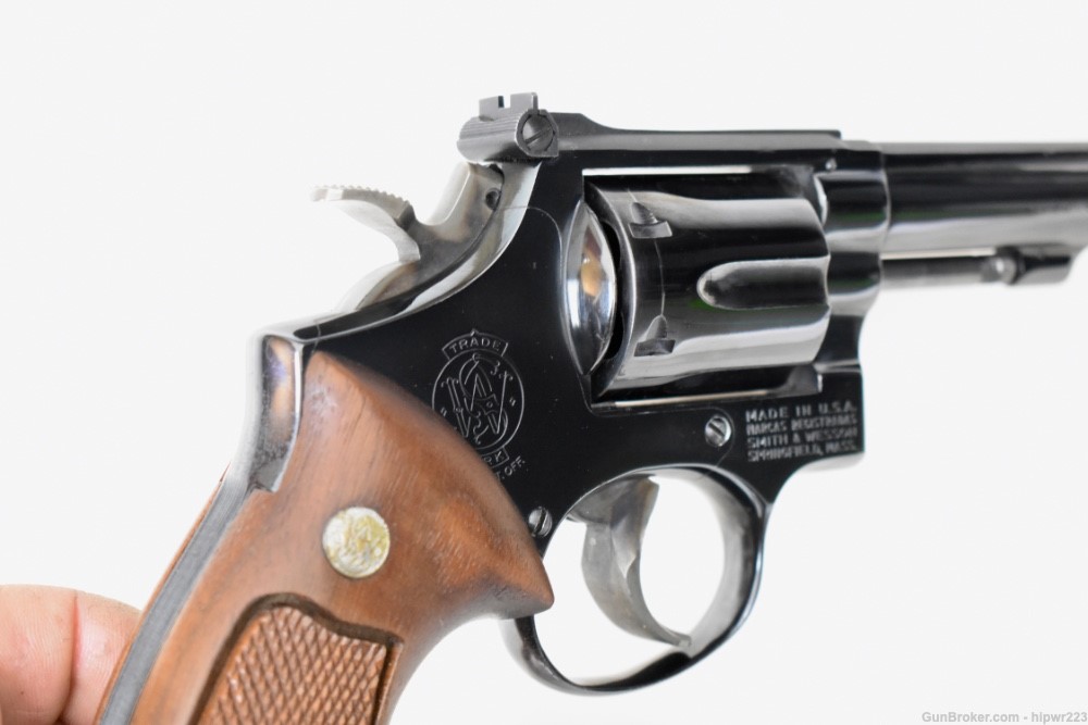 Smith & Wesson Model 14 -3 revolver .38 SPL Tgt hammer Tgt Trigger -img-10