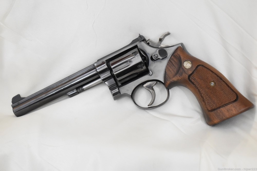Smith & Wesson Model 14 -3 revolver .38 SPL Tgt hammer Tgt Trigger -img-3