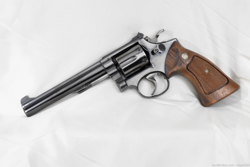Smith & Wesson Model 14 -3 revolver .38 SPL Tgt hammer Tgt Trigger -img-2