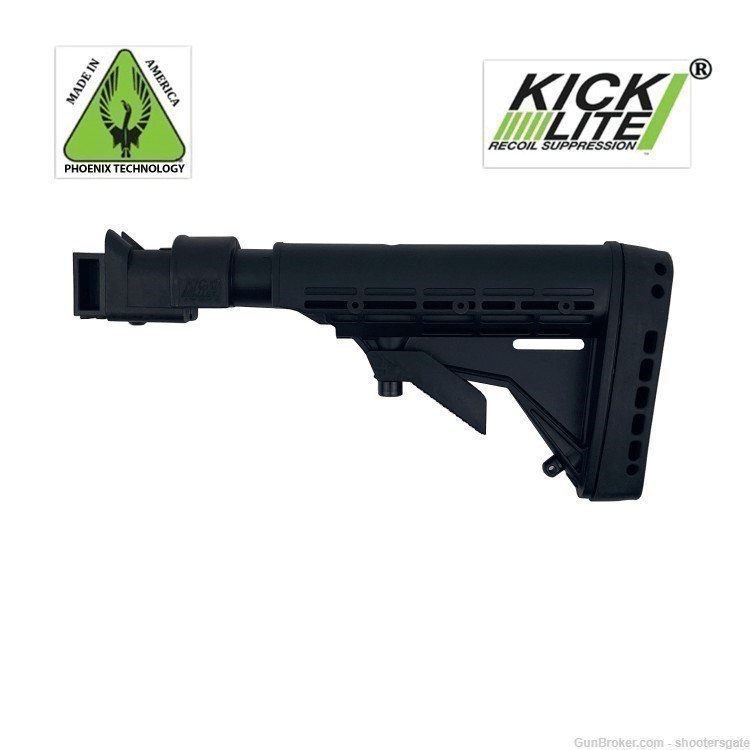 AK47 Phoenix Technologies: KickLite Tactical Recoil Reduction Stock,BLACK-img-0