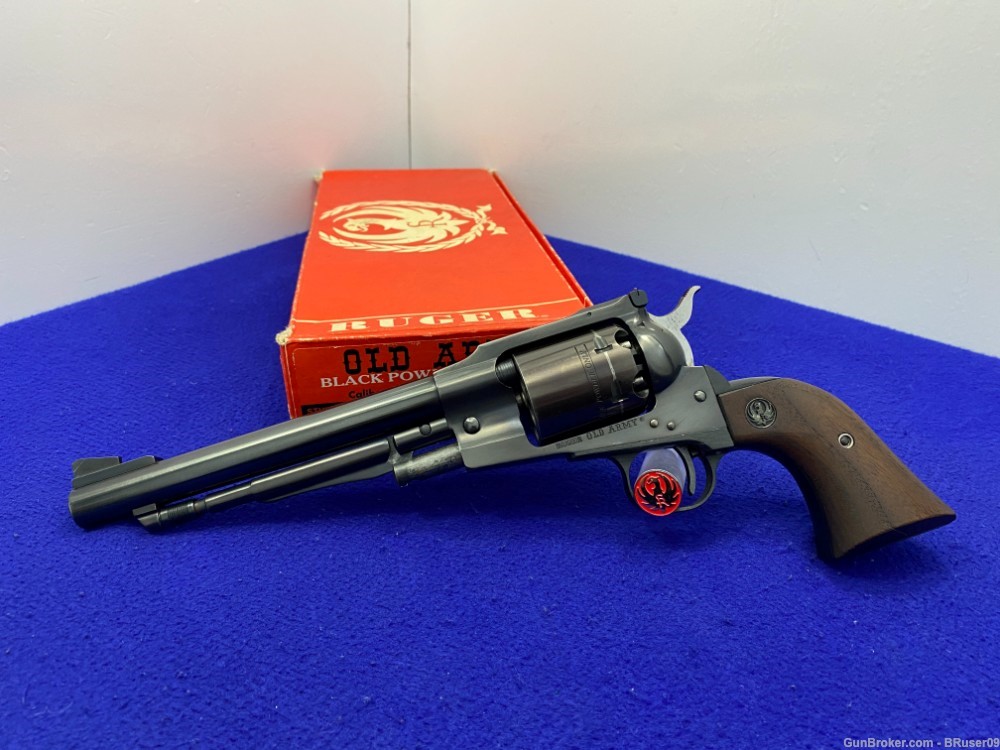 1975 Ruger Old Army .44 Blue 7 1/2" *EYE CATCHING PERCUSSION REVOLVER*-img-2