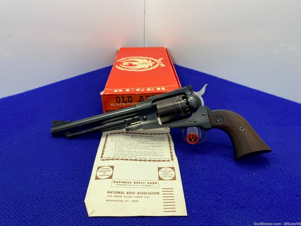 1975 Ruger Old Army .44 Blue 7 1/2" *EYE CATCHING PERCUSSION REVOLVER*-img-56