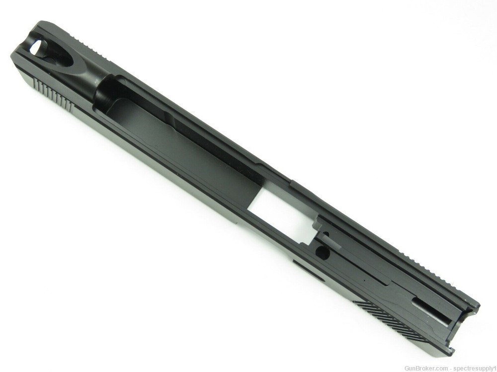  Factory New .40 S&W Stainless QPQ BLACK Slide for Glock 24 G24 & G22 LONG-img-2