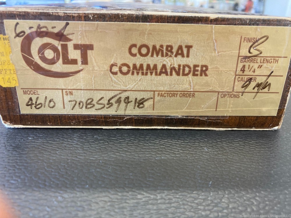 Colt Series 70 MKIV Combat Commander 9mm LNIB-img-34