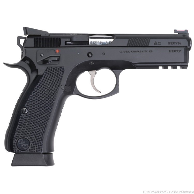 CZ Custom Shop SP-01 Shadow 9mm DA/SA Semi-Auto Pistol 4.60" 91031-img-1
