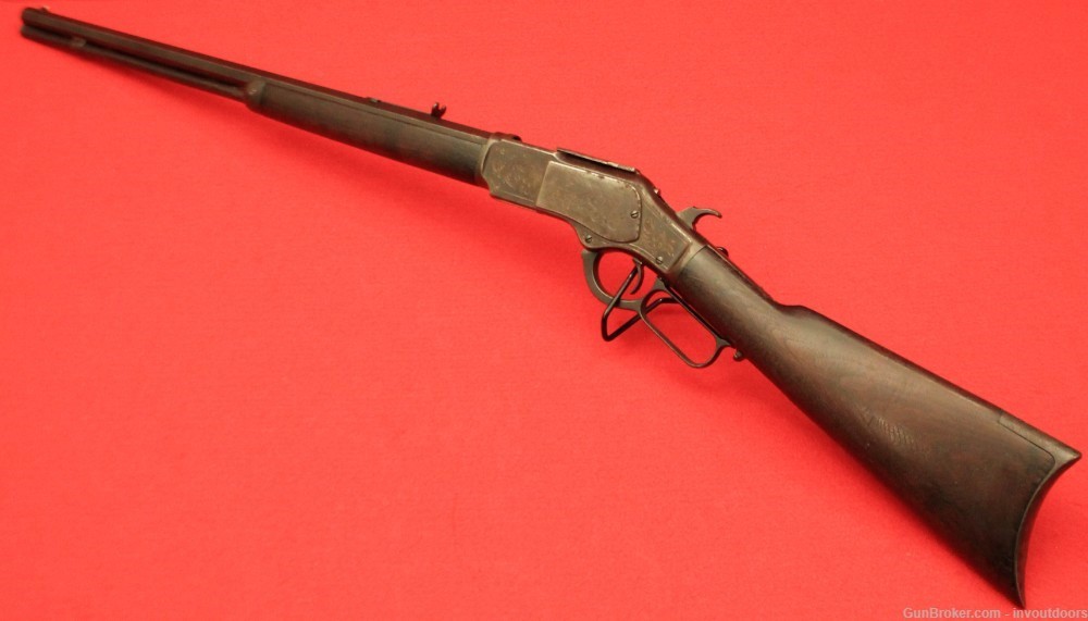 Winchester 1873 EXTREMELY RARE Fred J. Dodge .32 WCF 24" Octagon Barrel.-img-4