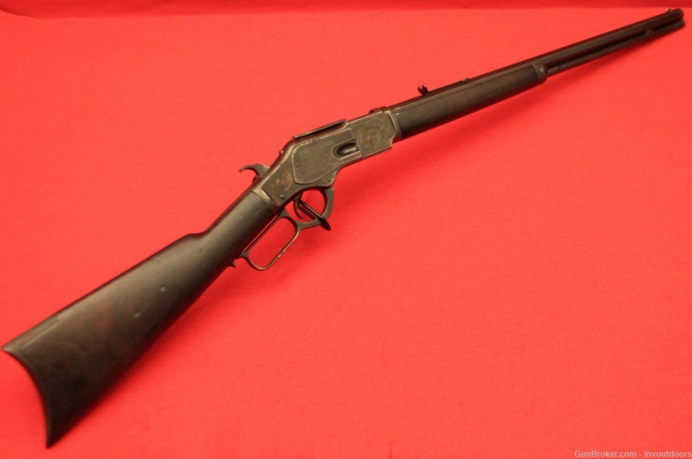 Winchester 1873 EXTREMELY RARE Fred J. Dodge .32 WCF 24" Octagon Barrel.-img-3