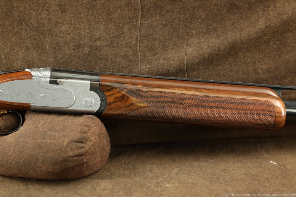 Beretta Model 687 EELL 12 GA O/U Over Under Mono Top & Bottom Shotgun Set-img-6