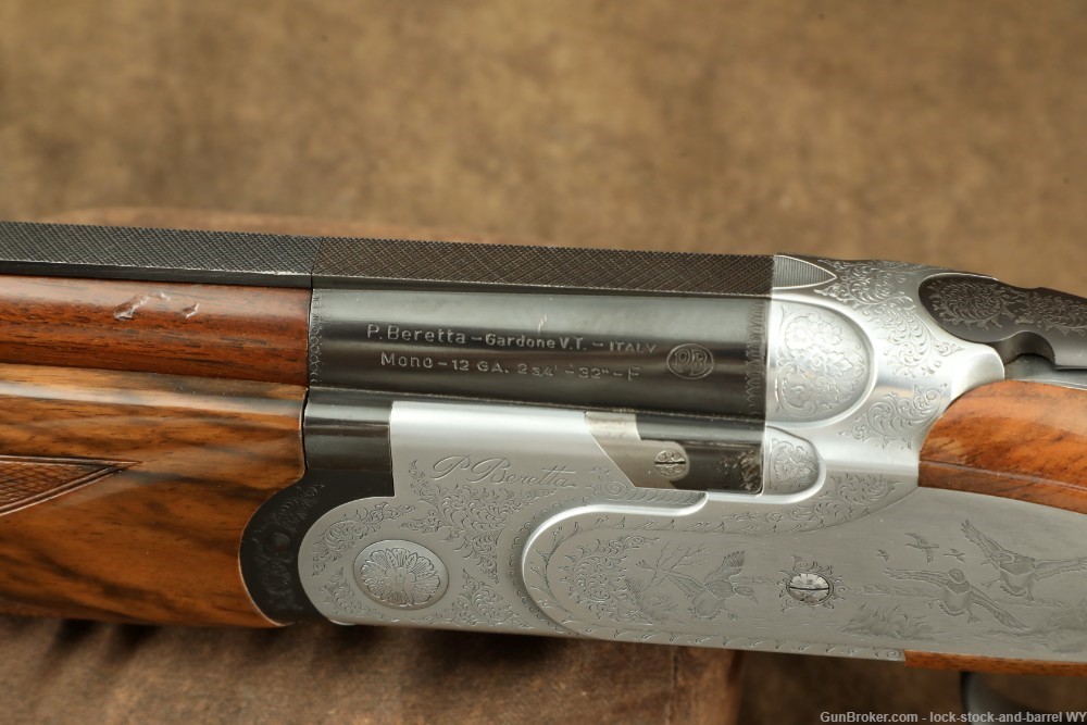 Beretta Model 687 EELL 12 GA O/U Over Under Mono Top & Bottom Shotgun Set-img-36