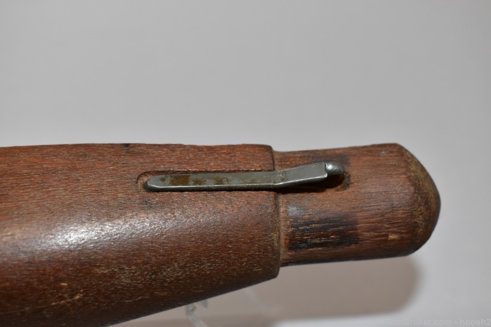 Fine Unmarked M1 Carbine Rifle Stock Low Wood Oval Cut Please READ-img-13