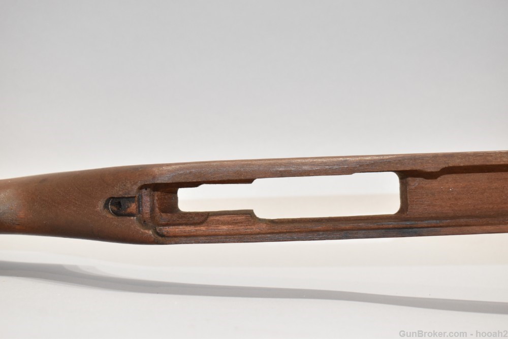 Fine Unmarked M1 Carbine Rifle Stock Low Wood Oval Cut Please READ-img-8