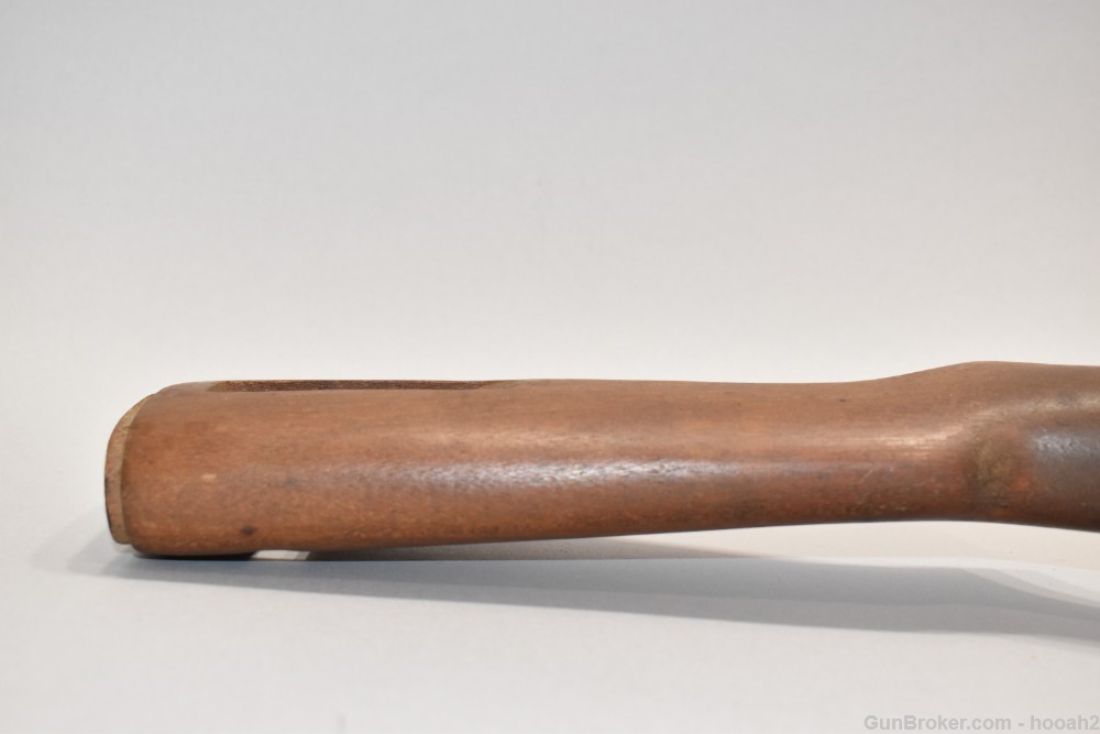 Fine Unmarked M1 Carbine Rifle Stock Low Wood Oval Cut Please READ-img-7