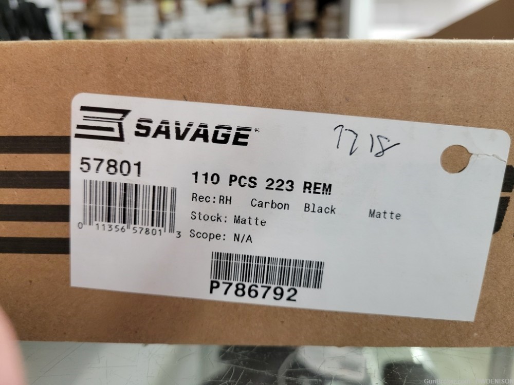 Savage Arms 110 PCS .223 Remington 10.5" 10+1 Matte Black 57801-img-4