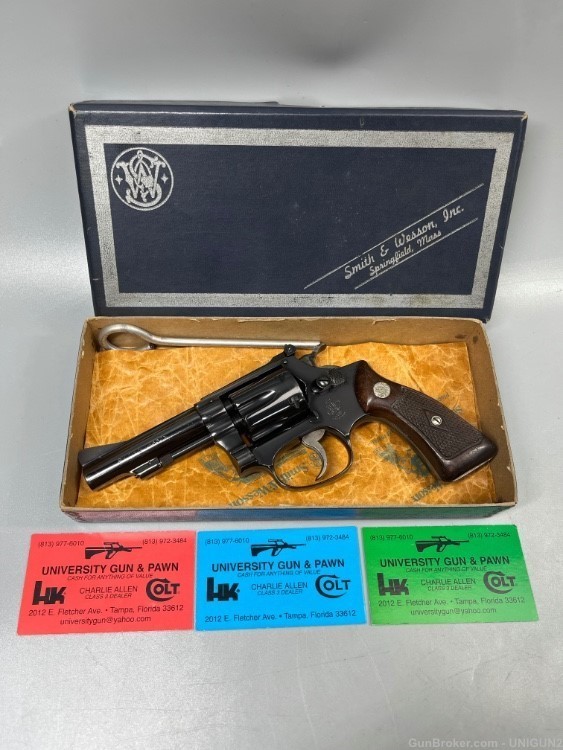 SMITH AND WESSON MODEL 51 22 MAGNUM 3.5 INCH 6 RD CYLINDER BLUED .-img-0