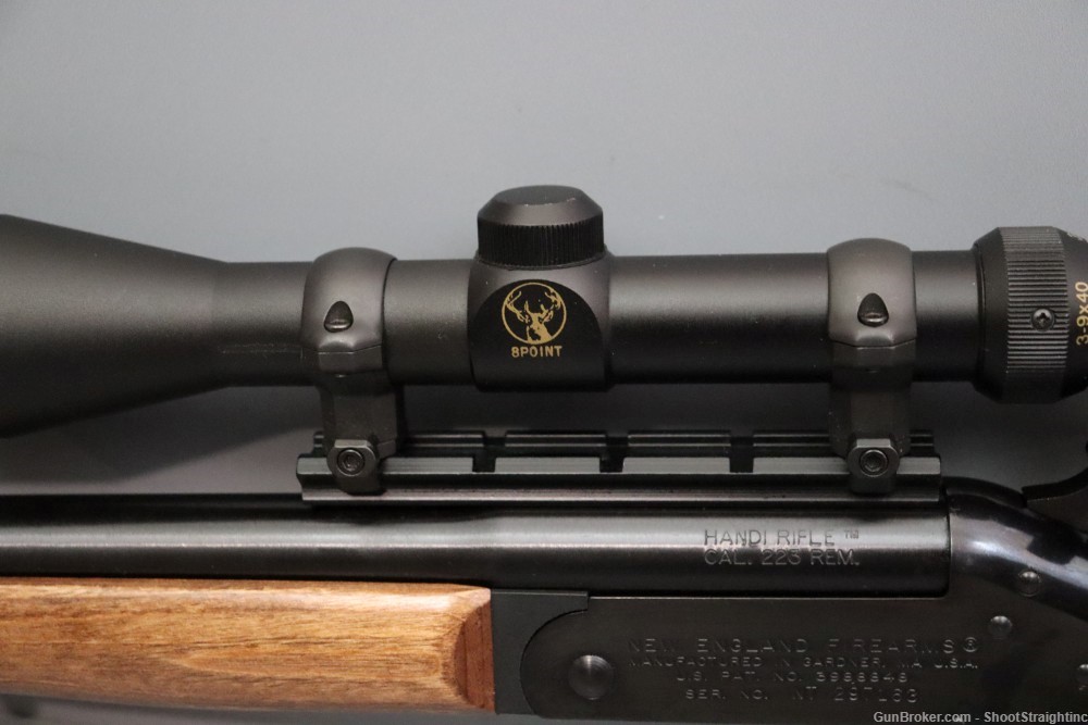 New England Firearms Handi-Rifle 22" .223 Rem w/Optic-img-6