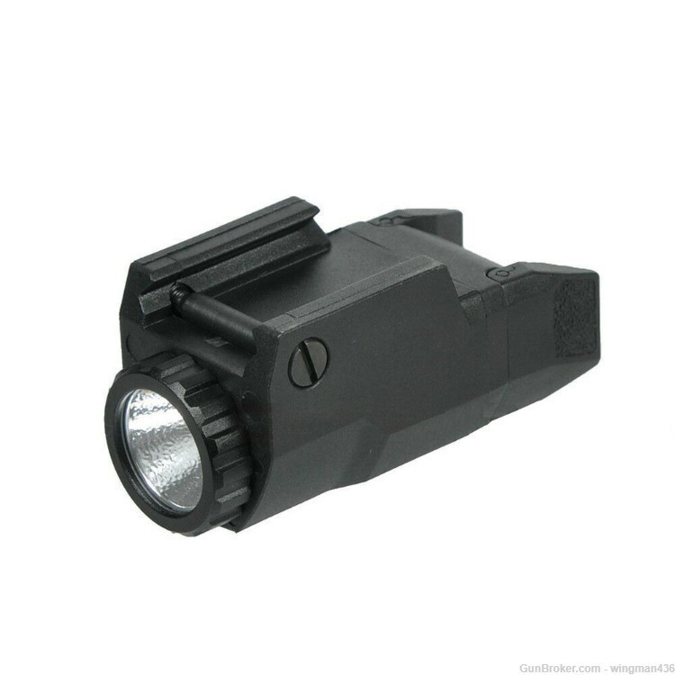APL-C Tactical Mini Light Constant/Momentary/Strobe 200 Lumens LED Rail -img-0