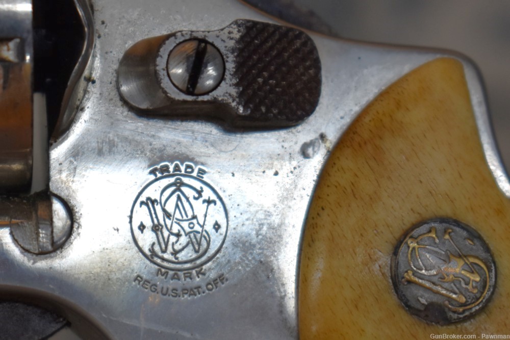 S&W 36 no dash in 38 Spcl made 1975-6 Nickel & stag-img-4