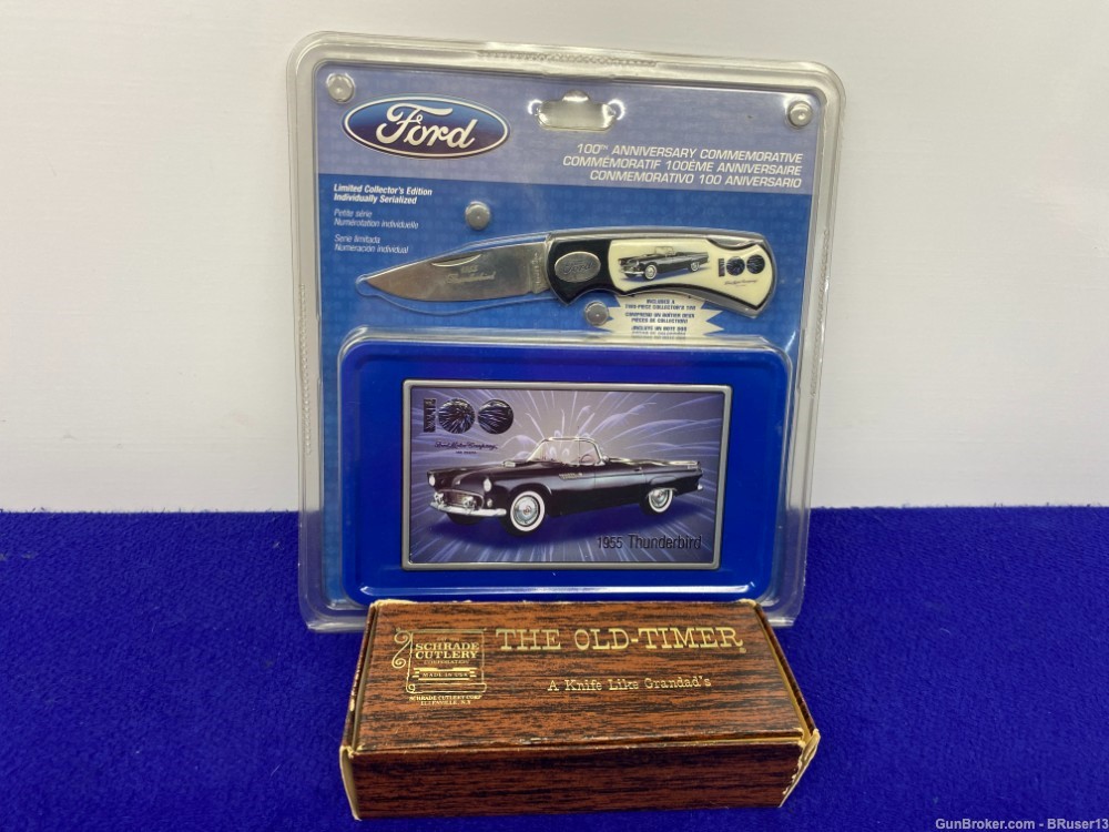 Ford 100Yr & Commemorative Old Timer Knifes *JAWDROPPING COLLECTORS PIECES*-img-0