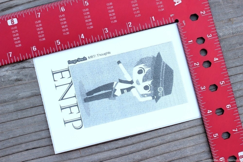 ENFP Boy B/W 4"x6" Thermal Sticker - Kawaii Anime Chibi - MBTI -Pongo Beach-img-3