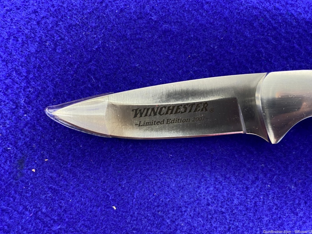 Winchester Limited Addition 2007 Knife  *PRISTINE COLLECTORS DISPLAY*-img-33