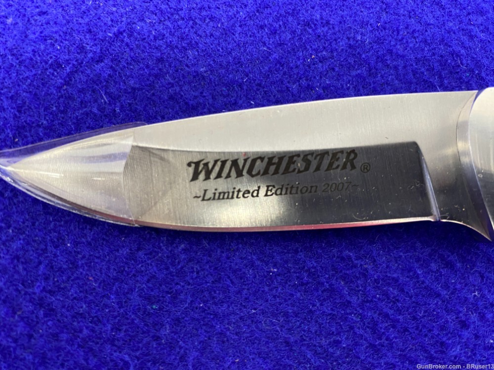 Winchester Limited Addition 2007 Knife  *PRISTINE COLLECTORS DISPLAY*-img-23