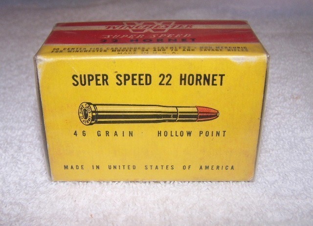 Fell Winchester 22 Hornet Hollow Point Exc,-img-2