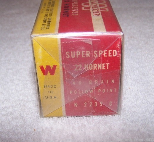 Fell Winchester 22 Hornet Hollow Point Exc,-img-3