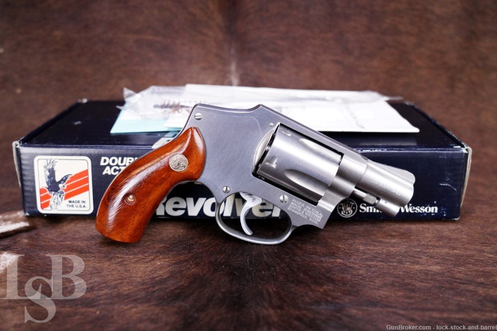 Smith & Wesson S&W 640 Centennial 103796 Stainless .38 Spl 2" DAO Revolver-img-0
