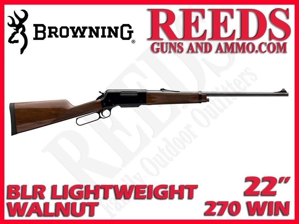 Browning BLR Lightweight 81 Walnut Blued 270 Win 22in 034006124-img-0
