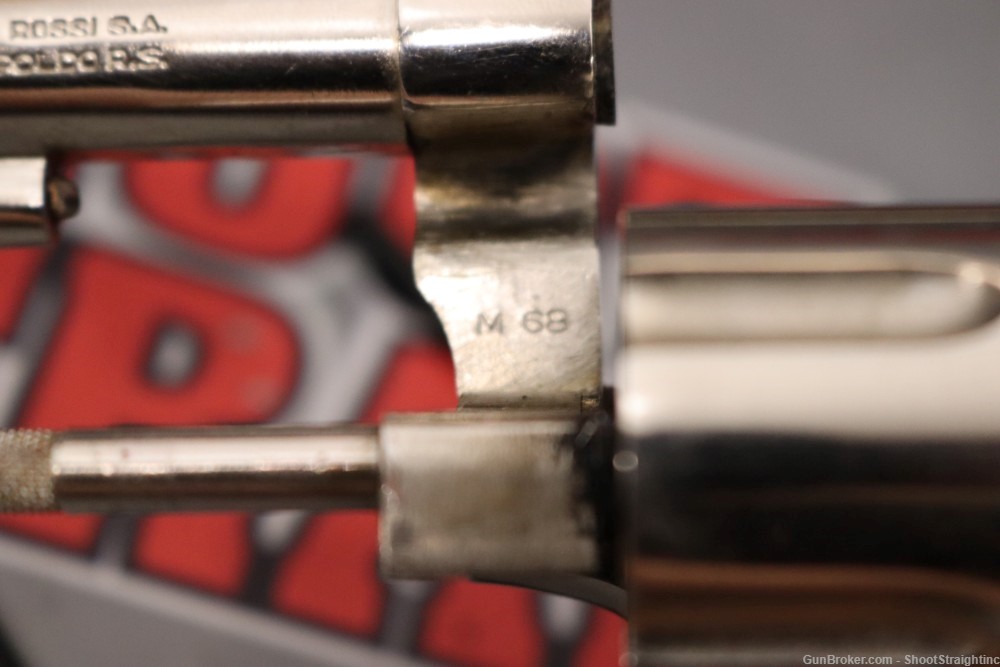 Rossi M68 .38SPL 3" 5 Shot Nickel Finish w/ Zippered Pouch-img-29