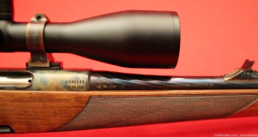 Steyr Mannlicher .308 Win full stock 20"-barrel Case Color Hardened rifle.-img-23