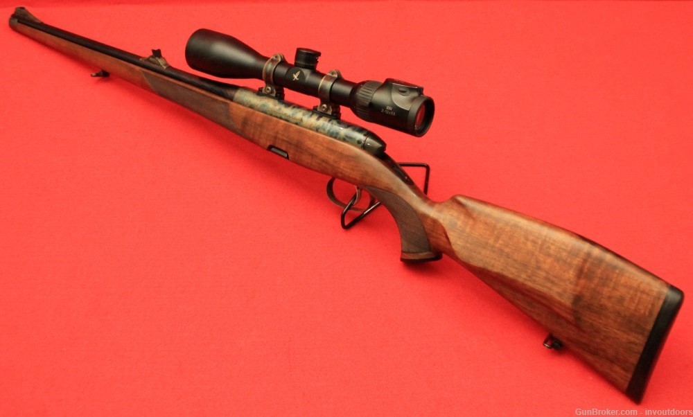 Steyr Mannlicher .308 Win full stock 20"-barrel Case Color Hardened rifle.-img-3