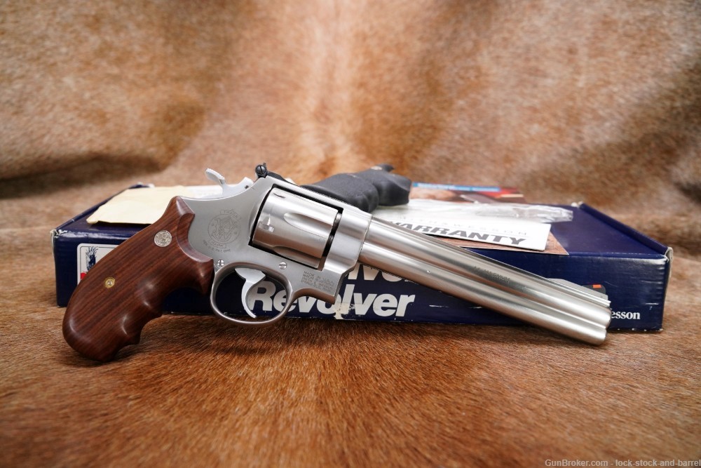 Smith & Wesson S&W Model 629-3 103659 .44 Mag 7.5" Stainless Revolver 1990s-img-2