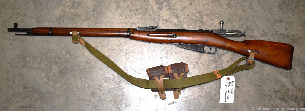 Russian 1939 Tula 91/30 Bolt-Action rifle, 7.62x54R-img-1
