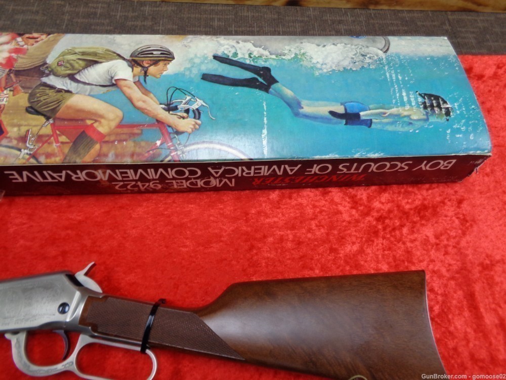 WINCHESTER Model 9422 BOY SCOUT Commemorative High Grade Wood WE TRADE! -img-19