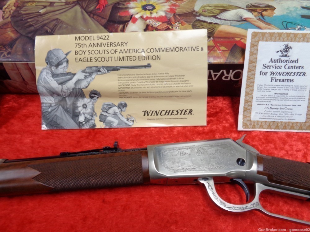 WINCHESTER Model 9422 BOY SCOUT Commemorative High Grade Wood WE TRADE! -img-24