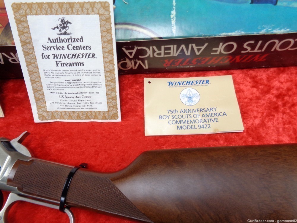 WINCHESTER Model 9422 BOY SCOUT Commemorative High Grade Wood WE TRADE! -img-25