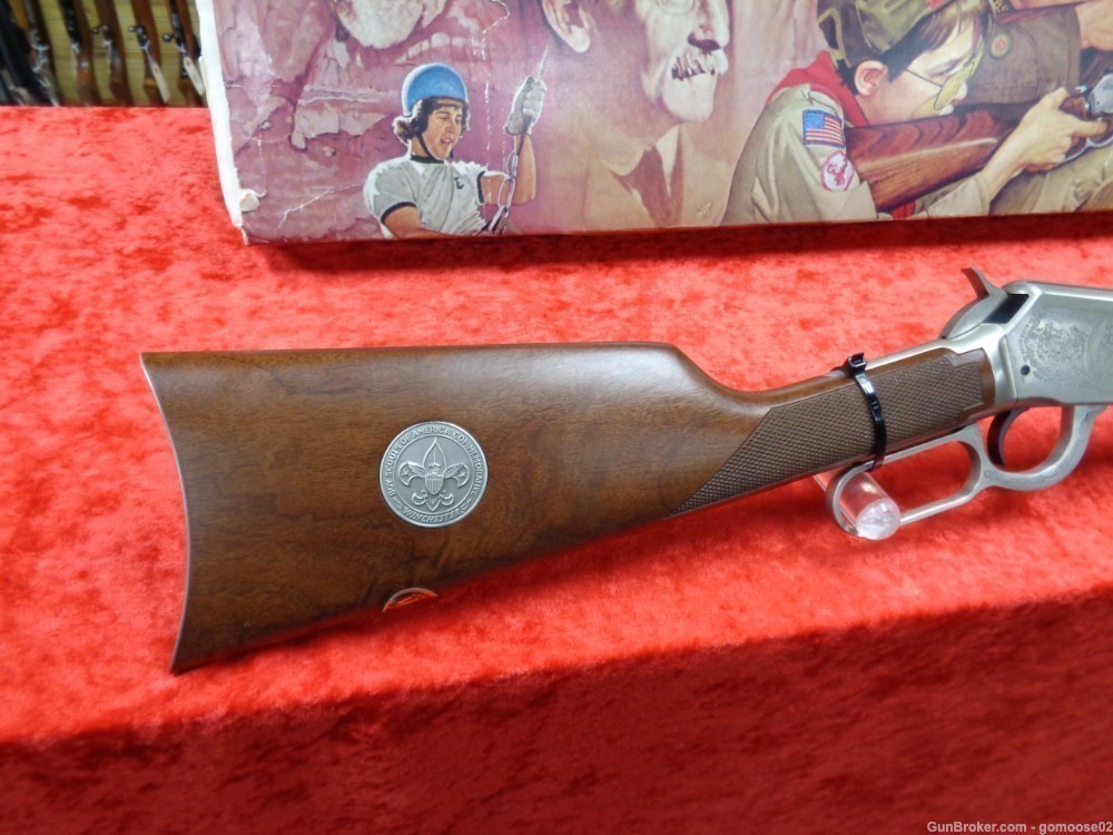 WINCHESTER Model 9422 BOY SCOUT Commemorative High Grade Wood WE TRADE! -img-1