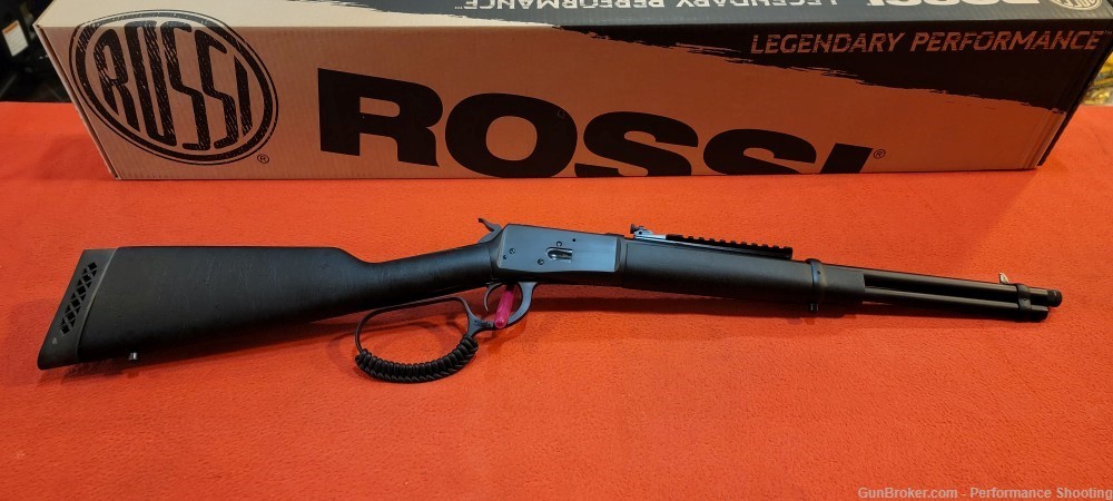 ROSSI R92 Triple Black Large Loop 357 Mag 16" Barrel-img-0